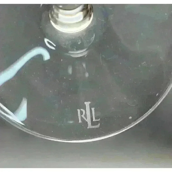 Ralph Lauren Navigator Gold Crystal Champagne Flute (ONE) Toasting Glass Signed - Picture 3 of 4